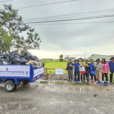 Second Oeoo Tuktuk For Transfer Collected Waste In Battambang City